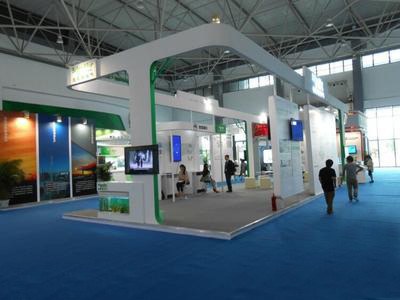 新国际科技展览会40平方展位搭建服务 上海宝成会展一站式解决方案